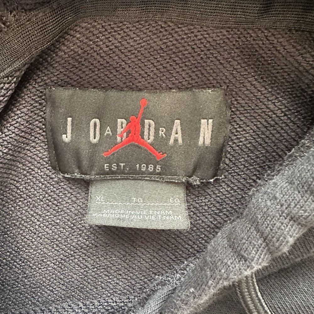 Nike Air Jordan X3 Hoodie Mens XL Regular Black Pullover Activewear Sports - Picture 4 of 7